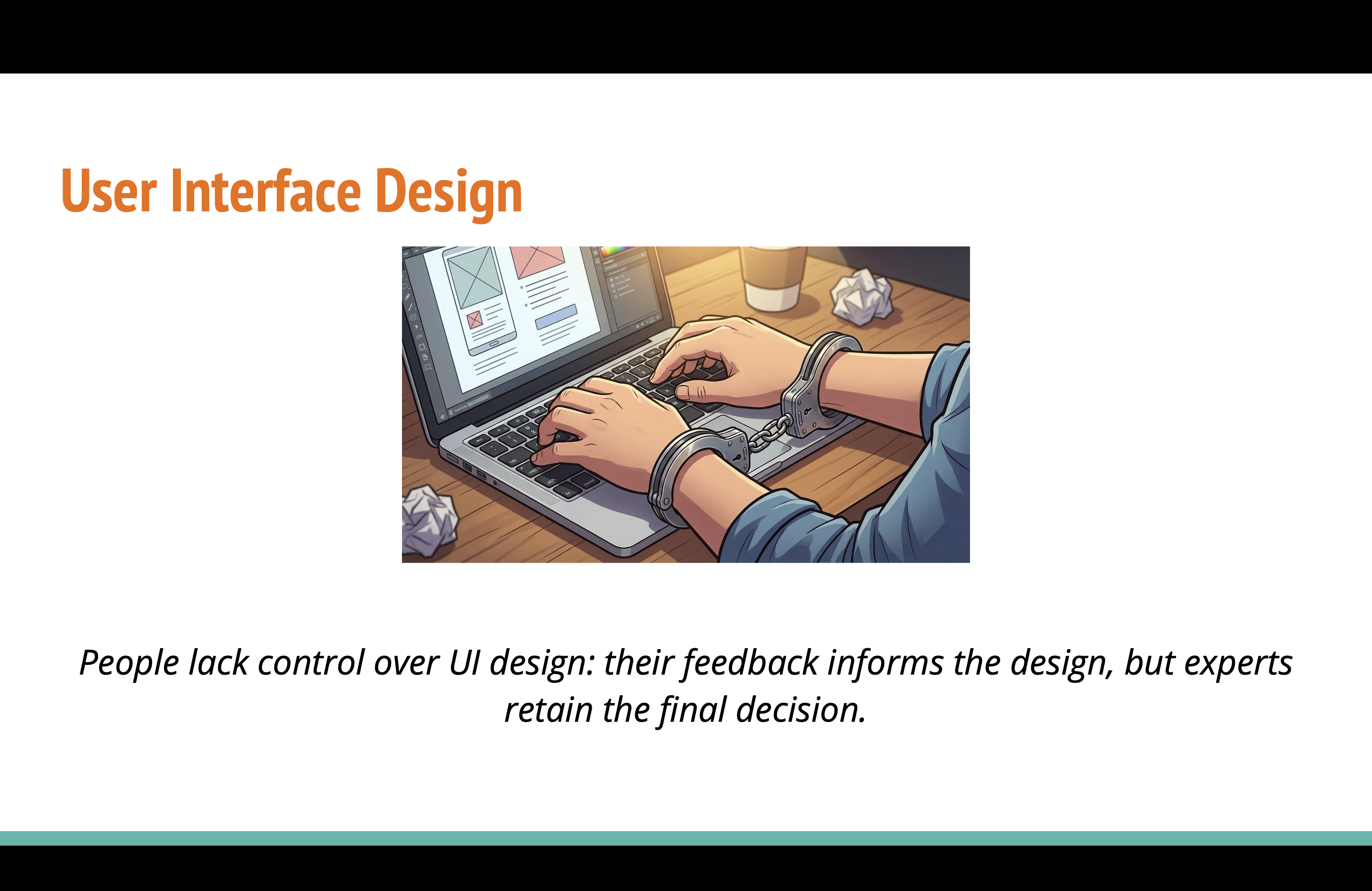 Presentation slide: User Interface Design